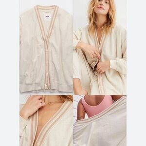 Aerie‎ Cream Cozy Cardigan
